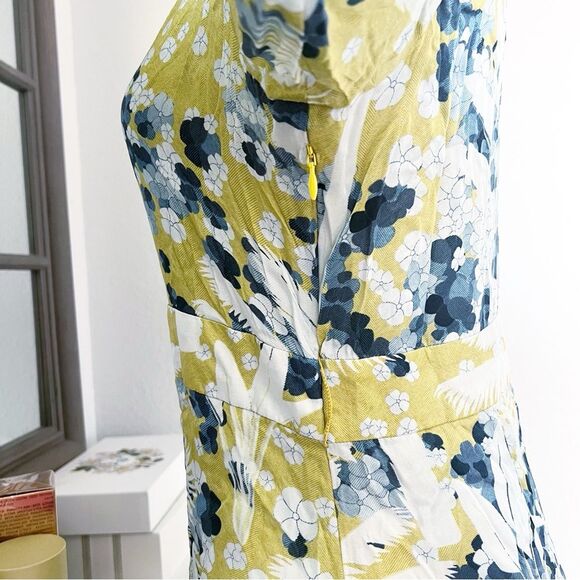 Falguni Shane Peacock Yellow Divine Long Maxi Dress, NWT, Size M - Picture 10 of 16